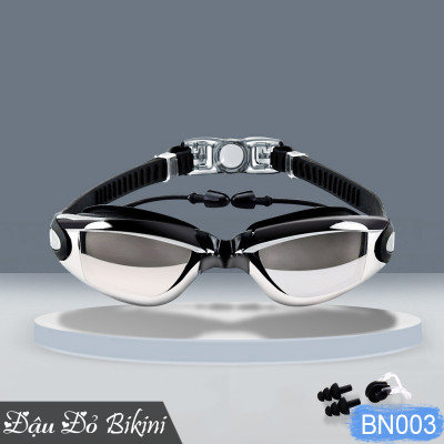 Combo đồ bơi nam quần 2 lớp kèm kính mũ bơi, túi đựng đồ và bịt tai kẹp mũi, set bơi đầy đủ tiện lợi cho nam giới, quần bơi 2 lớp & kính chống đọng sương | BN032
