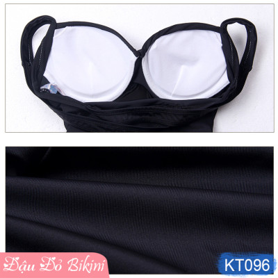Bộ bơi liền thân nữ dáng váy lưng trần sexy, áo tắm một mảnh có gọng đệm nâng đẩy vòng một, chất thun bơi lạnh dày đẹp mịn mát, co giãn tốt | KT098