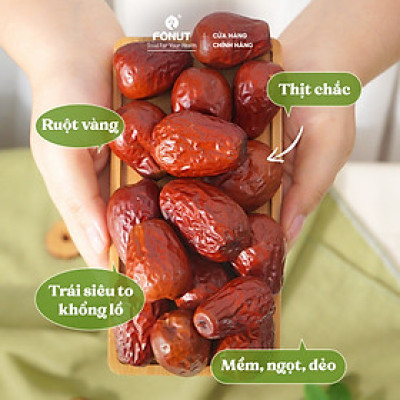 Táo đỏ khô Tân cương của Fonut 250g-500g HÀNG LOẠI 1