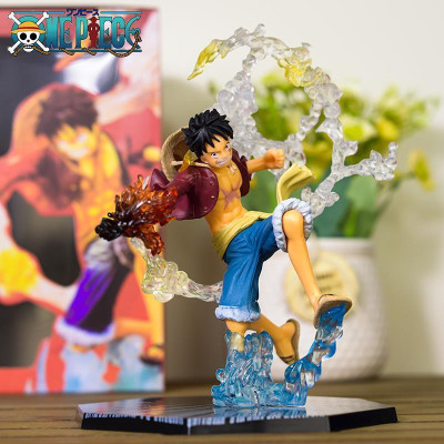 Mô Hình Luffy Gear 2 18CM Hỏa Quyền Mô hình One Piece Cao Cấp, Figure Mô Hình Anmie One Piece Luffy Vua Hải Tặc