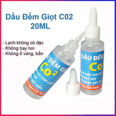 Dầu đếm giọt CO2 Mufan 20ML: Không đông, trong suốt, an toàn cho hồ thủy sinh