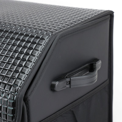 Thùng Đựng Đồ Đa Năng Cốp Sau Ô Tô Bọc Da Cao Cấp Có Nắp Gấp Gọn Gàng Chứa Được Nhiều Đồ