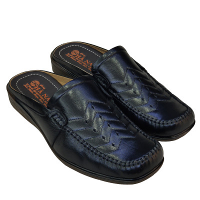 Dép Bít Mũi Nam HÀ NAM Da Bò Thật Cao Cấp GSB2095