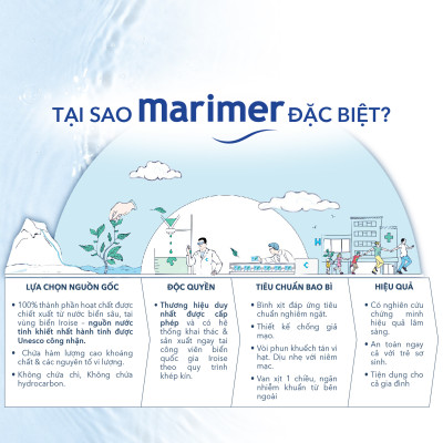 Combo Gel tắm 3in1 Neutraderm + Nước biển sâu Marimer Baby Daily