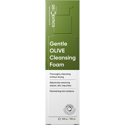 Sữa rửa mặt DrCeutics Gentle Olive Cleansing Foam (200g) - Hàng chính hãng