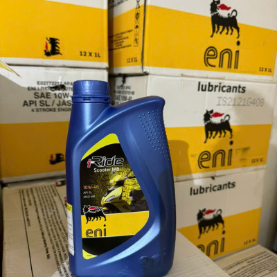 (HCM) Nhớt Eni I-Ride Scooter 10W40 cho xe tay ga 1L (Vespa, Honda, Yamaha)