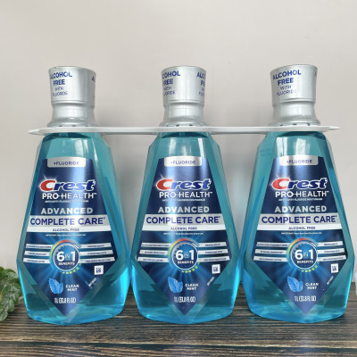 Set 3 chai Nước súc miệng Crest Pro-Health Advanced Multi Protection, Alcohol Free, 1Lx3