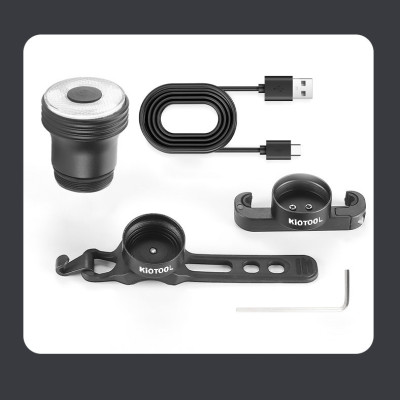 Đèn hậu xe đạp Kiotool 2 màu xanh đỏ K02