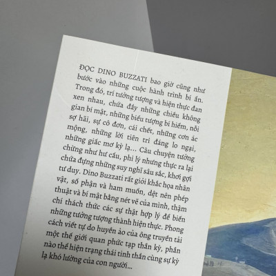 TUYỂN TẬP DINO BUZZATI 1 – Dino Buzzati - Trần Dương Hiệp dịch – Tao Đàn - NXB Hội nhà văn