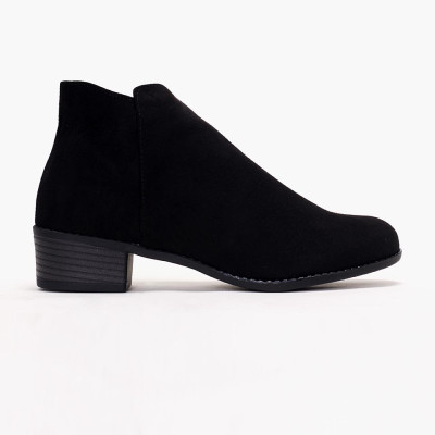 Giày boots nữ da lộn 4P PABNO PN11032