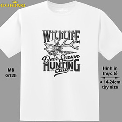 WILD LIFE, mã G125. Áo thun siêu đẹp cho cả gia đình. Form unisex cho nam nữ, trẻ em, bé trai gái. Quà tặng ý nghĩa