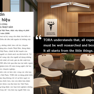 Kéo cắt tóc TORA NB-360S