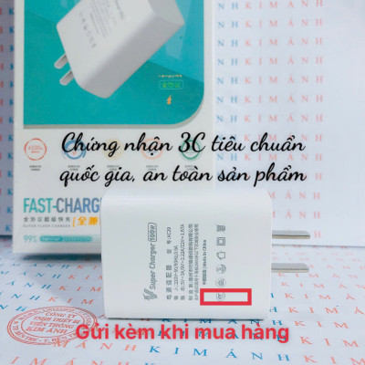 Bộ sạc nhanh LI-TOP AC29 100W chân Type C , có chứng nhận 3C tiêu chuẩn quốc gia, bảo hành hàng chính hãng 12 tháng