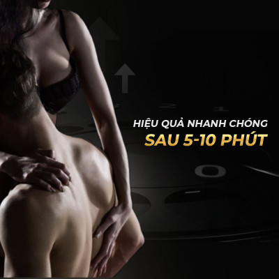 Khăn lau mini đa năng hỗ trợ nam giới Powergra Wet Wipes - Hộp 10 cái