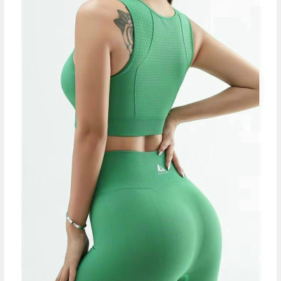 Đồ Tập Yoga Gym Nữ Dệt Kim Có Đệm Chống Sốc Ngực