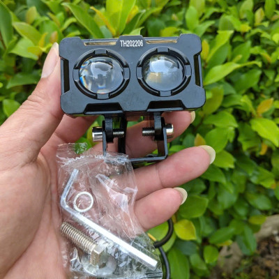 Đèn Trợ Sáng X25 Pro 45W Siêu Sáng Cốt Vàng Pha Trắng – Phụ Kiện Cao Cấp, ĐÈN TRANG TRÍ , ĐỒNG HỒ TREO TƯỜNG