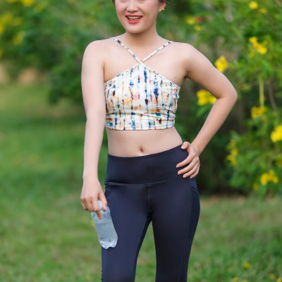 Quần lửng thể thao trên gối LMcation túi 2 bên - Màu Xanh đen