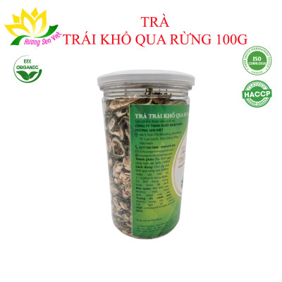 TRÀ TRÁI KHỔ QUA RỪNG hũ 100g & hũ 120g - HƯƠNG SEN VIỆT