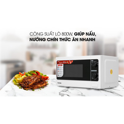 Lò Vi Sóng Toshiba ER-SM20(W1)VN (20 Lít) - Hàng Chính Hãng