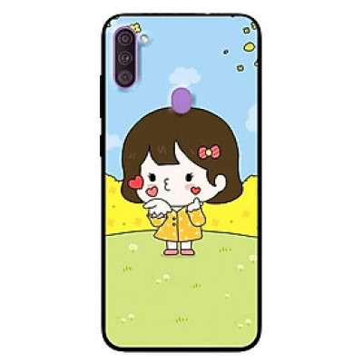 Ốp lưng dành cho Samsung A10 - A10s - A11 mẫu Cô Bé Áo Vàng