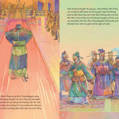 Sách - Lịch Sử Việt Nam Bằng Tranh - Đại Việt Dưới Thời Lý Nhân Tông - Bản Màu - Bìa Cứng