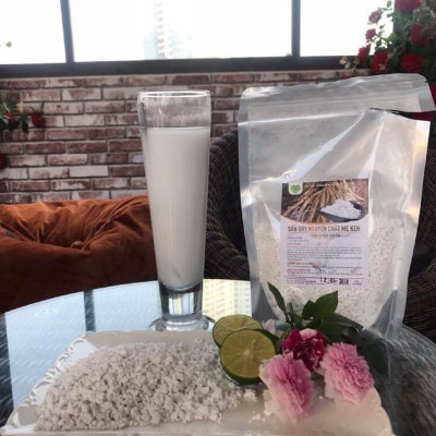 Bột sắn dây nguyên chất Mẹ Ken tặng kèm ống hút tre thân thiện với môi trường 