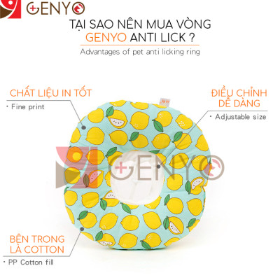 Vòng chống liếm chó mèo dạng gối - Gối chống liếm chó mèo Genyo anti lick 003 ( màu và mẫu giao ngẫu nhiên )