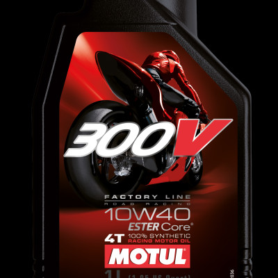Dầu nhớt xe máy MOTUL 300V FACTORY LINE ROAD RACING 10W40 1L