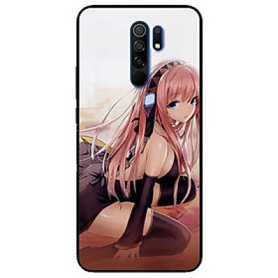 Ốp lưng dành cho Xiaomi Redmi 9 mẫu Anime Cô Gái Tất Đen