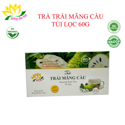 TRÀ TRÁI MÃNG CẦU TÚI LỌC HỘP 60G - HƯƠNG SEN VIỆT