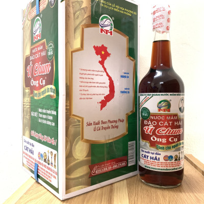 Nước mắm Ủ chum dành cho người ăn nhạt , dung tích 500ml/chai