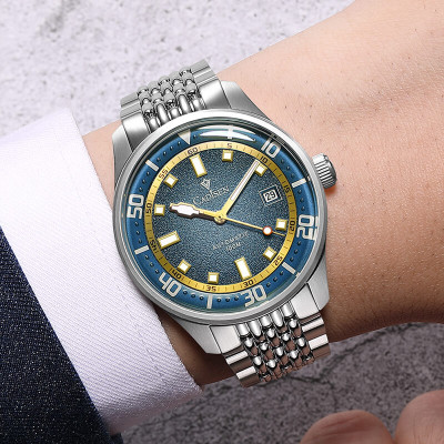 Đồng Hồ Nam Cadisen C8244M3 Chính Hãng Full Box Chống Nước Kính Chống Xước Dây Thép BH 2 Năm Máy Cơ