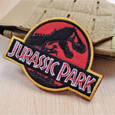 Patch_miếng dán velcro vải Jarussic Park công viên khủng long