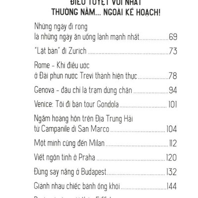 Châu Âu Cứ Mơ Mộng Và Lên Đường