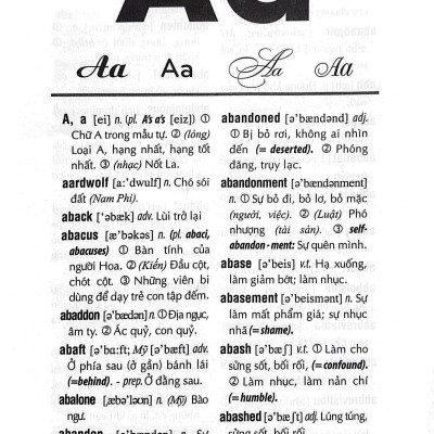 Từ Điển Anh Việt 225.000 Mục Từ & Định Nghĩa (Bìa Cứng) (Tái Bản 2024)