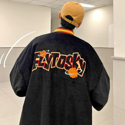 ÁO KHOÁC KAKI NHUNG GÂN FLYTOSKY (M2640 - Ảnh Thật)