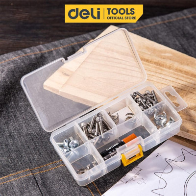 Bộ Linh Kiện Ốc Vít Deli Cao Cấp Chính Hãng - Nhỏ Gọn, Tiện Dụng, Phù Hợp Với Nhiều Mục Đích 138x70x30mm - DL432001