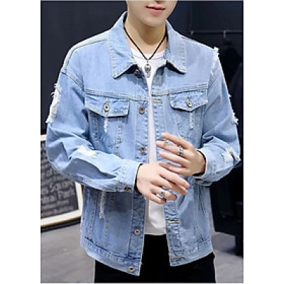 áo khoác jean nam sước