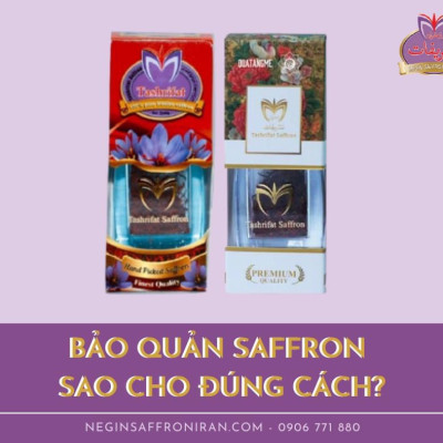 Nhụy hoa nghệ tây Tashrifat Saffron loại chuẩn Negin (1 Grams)
