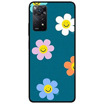 Ốp lưng dành cho Xiaomi Redmi Note 11 Pro mẫu Hoa Màu Sắc Xanh