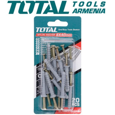 BỘ 10-15 TẮC KÊ VÍT ST4.0X40MM-ST5.0X50MM TOTAL WJSPK4504512, WJSPK5005512 - HÀNG CHÍNH HÃNG