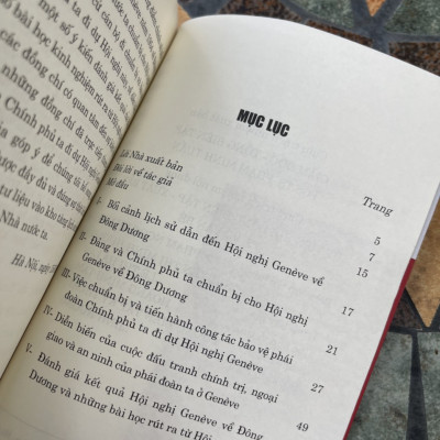 HỘI NGHỊ GENÈVE VỀ ĐÔNG DƯƠNG NĂM 1954 – Góc nhìn của người trong cuộc - Nguyễn Minh Tiến - Nxb Chính trị Quốc gia Sự thật - bìa mềm