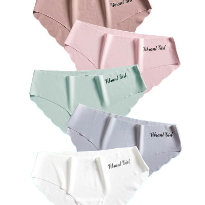 Combo 10 Quần Lót Nữ Đúc Su Viền Sóng Không Đường May Vibrant Girl ( Màu ngẫu nhiên)-LN034