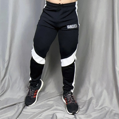 Quần dài nam tập gym DOGYMSHOP logo thêu chất thun poly co giãn 4 chiều thoải mái chơi thể thao QVQD2