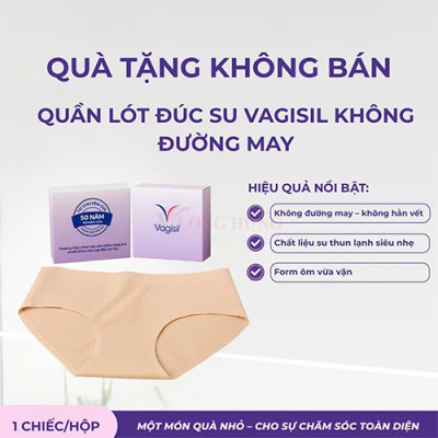 [Gift]Quần lót đúc su Vagisil không đường may