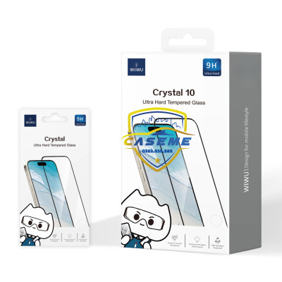 Kính Cường Lực Dành Cho iPhone 17, iPhone Air, iPhone 17 Pro, iPhone 17 Pro Max Wi WU GT-008 Trong Suốt, Chống Vân Tay - Hàng Chính Hãng