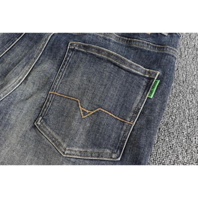 Quần jean bụi phong cách Retro_dã ngoại