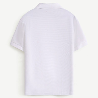 Áo polo tay ngắn nam vải gân phối tape. Fitted - RT 10S25POL003P | ROUTINE CÀ MAU