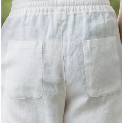 quần nam đũi linen đi biển