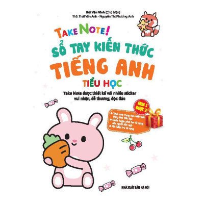 Sách - Take Note - Sổ Tay Kiến Thức Tiếng Anh Tiểu Học - Không Lò Xo - Minh Thắng